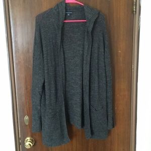 American Eagle hooded cardigan sweater
